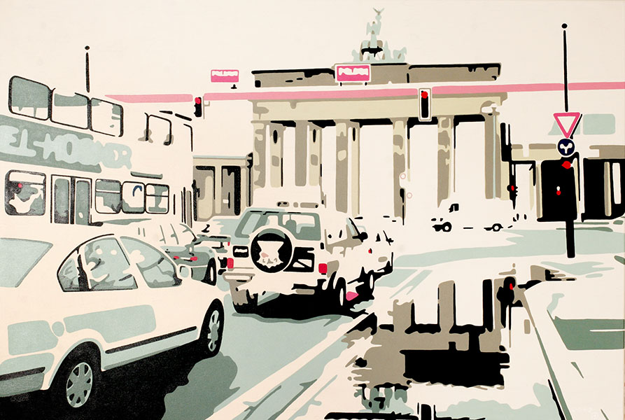 Brandenburg, 2010, Acryl auf Leinwand, 100 x 150 cm, verkauft