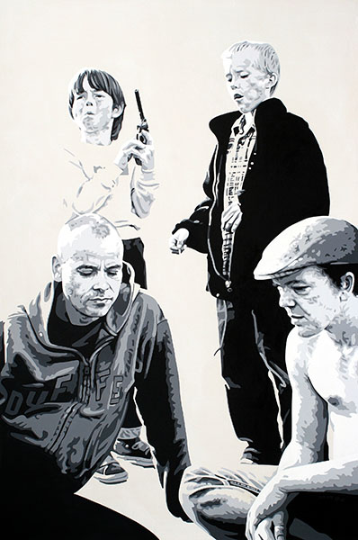 Die Marie, 2006, Acryl auf Leinwand, 240 x 160 cm