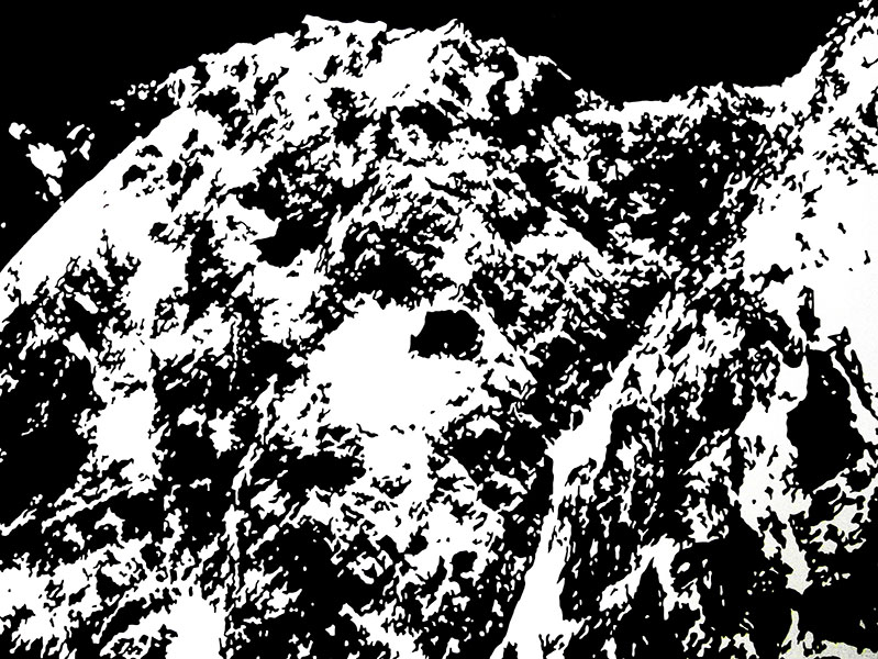 Himalaya, 2014, Acryl auf Leinwand, 200 x 150 cm